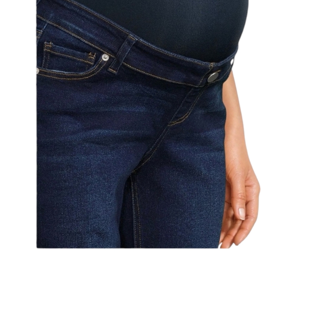 Time & Tru women's size L 10-12 straight leg maternity jeans - Picture 4 of 7